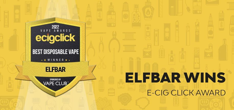 ELFBAR Wins E-Cig Click Award for Best Disposable Vape Brand!