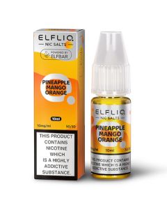ELFBAR ElfLiq Nic Salts - Pineapple Mango Orange - 10ml