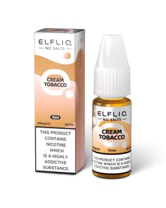 ELFBAR ELFLIQ Cream Tobacco Nic Salts -10ml
