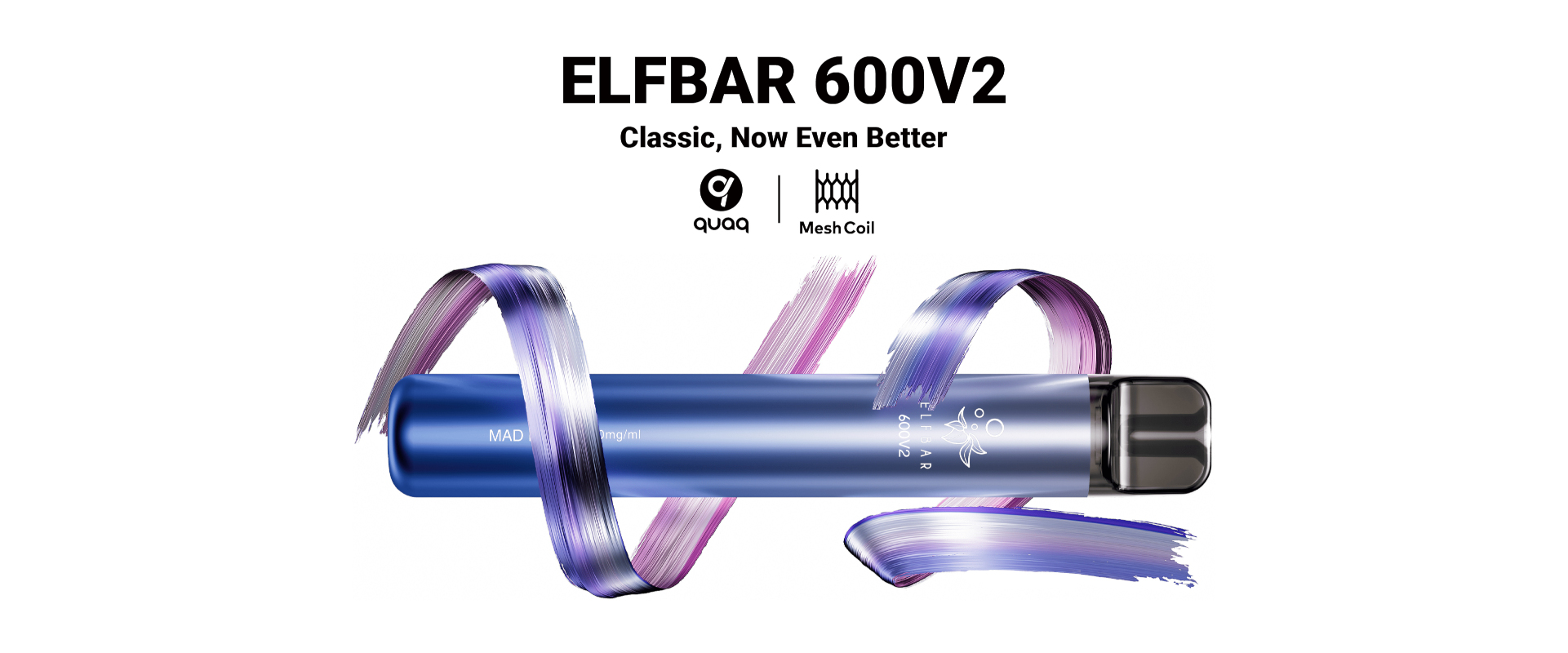 Elfbar 600 V2 now even better with all new mesh coil