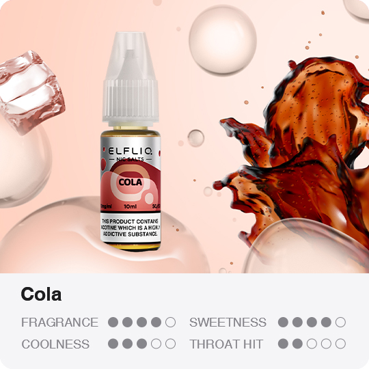 ElfLiq Cola flavour profile