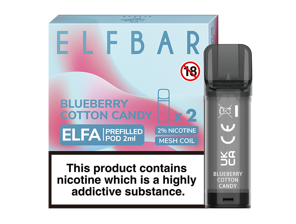 Discover the range of ElfBar Elfa delicious flavoured pods