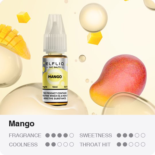 ElfLiq Mango flavour profile